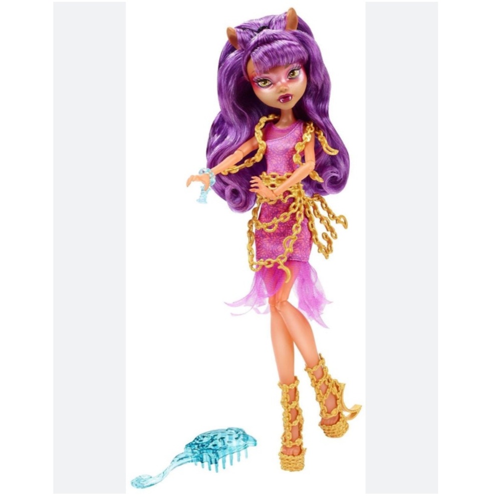 Monster High Doll Haunted Getting Ghostly Clawdeen Wolf Doll HTF